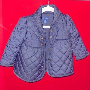 Ralph Lauren Navy Quilted Jacket (12M)